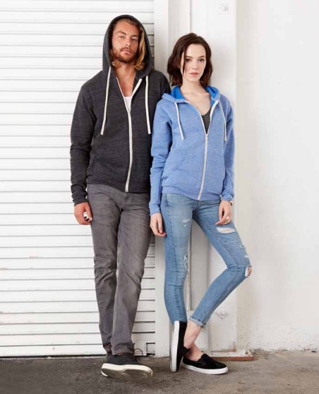 Rozpinana bluza z kapturem BELLA+CANVAS® dla pana