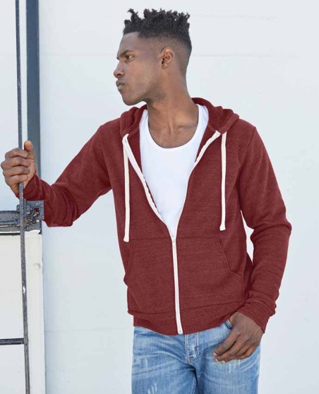 Rozpinana bluza z kapturem BELLA+CANVAS® dla pana