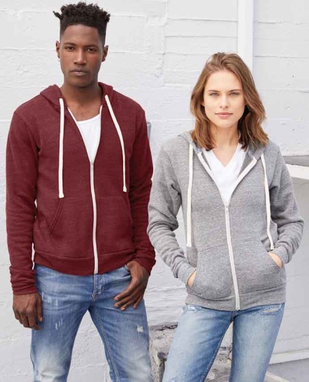 Rozpinana bluza z kapturem BELLA+CANVAS® dla pana