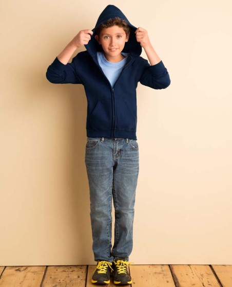 Bluza na zamek z kapturem GILDAN® dla dziecka
