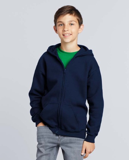 Bluza na zamek z kapturem GILDAN® dla dziecka
