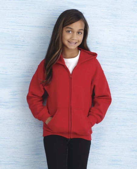 Bluza na zamek z kapturem GILDAN® dla dziecka