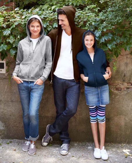 Bluza na zamek z kapturem GILDAN® dla dziecka