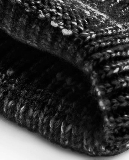 Beanie Beechfield® Chunky z dzierganą patką (recykling)