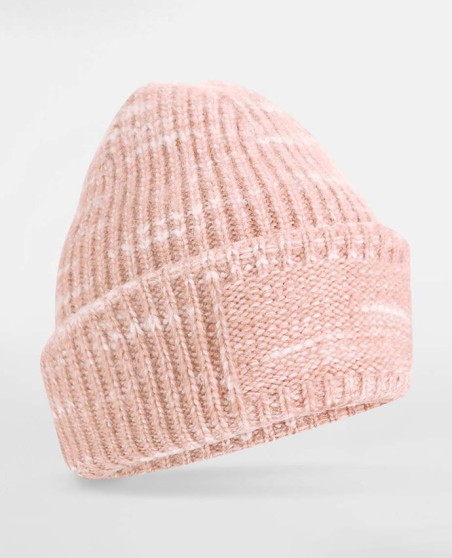 Beanie Beechfield® Chunky z dzierganą patką (recykling)