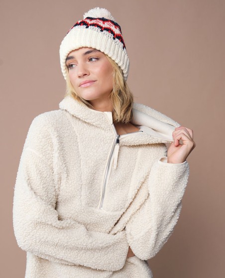 Czapka z podszewką polarową Beechfield® Retro Ski (recykling)