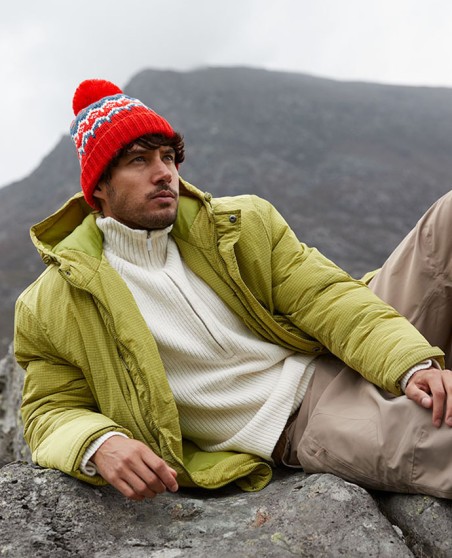 Czapka z podszewką polarową Beechfield® Retro Ski (recykling)