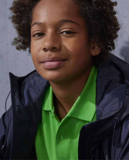 Lekka wiatrówka z kapturem B&C® #Reset dla dziecka