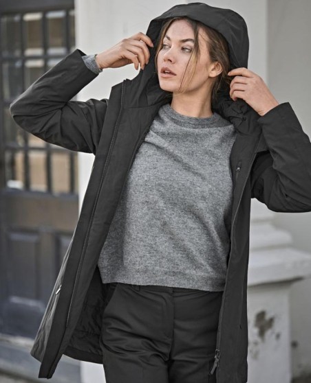 Ocieplona parka Tee Jays® z kapturem na każdą pogodę dla pani