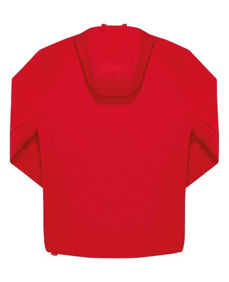 Techniczny 3-warstwowy softshell z recyklingu B&C® Reset z kapturem unisex