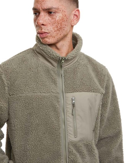 Kurtka Build Your Brand® z grubego polaru Sherpa unisex