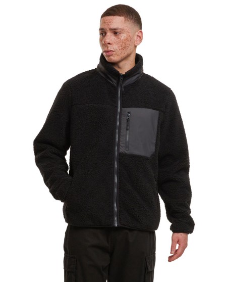 Kurtka Build Your Brand® z grubego polaru Sherpa unisex