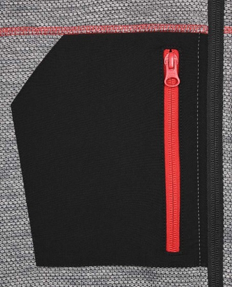 Melanżowy polar z kontrastem James-Nicholson® dla pana