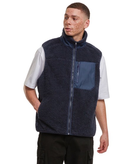 Kamizelka Build Your Brand® z grubego polaru Sherpa unisex