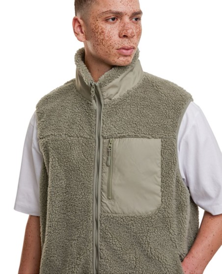 Kamizelka Build Your Brand® z grubego polaru Sherpa unisex