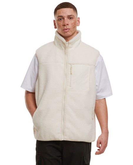 Kamizelka Build Your Brand® z grubego polaru Sherpa unisex