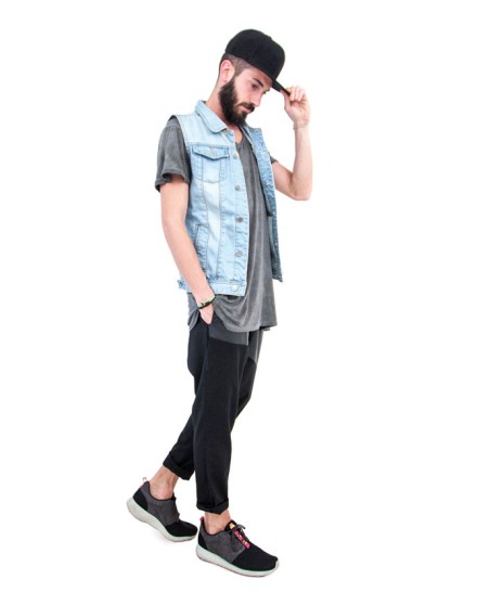 Czapka raperska ATLANTIS® Snapback 6 paneli