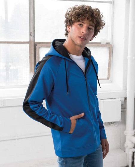 Szybkoschnąca kontrastowa bluza sportowa Just Hoods® unisex Szybkoschnąca kontrastowa bluza sportowa Just Hoods® unisex