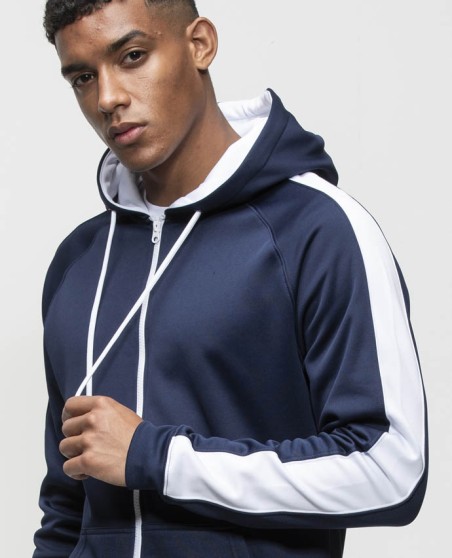 Szybkoschnąca kontrastowa bluza sportowa Just Hoods® unisex Szybkoschnąca kontrastowa bluza sportowa Just Hoods® unisex