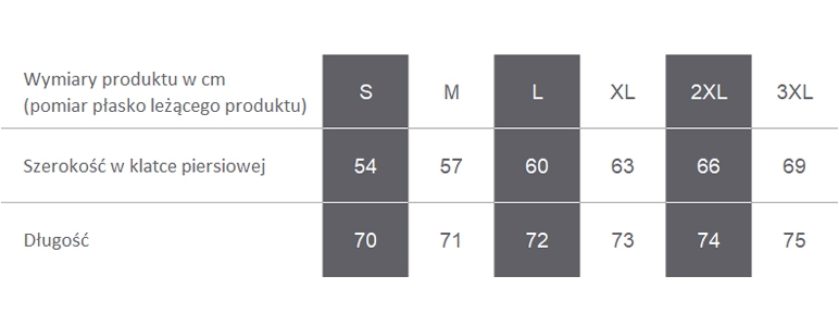 Producent dopuszcza różnice w wymiarach produktu do +/- 3,5%. Producent dopuszcza różnice w wymiarach produktu do +/- 3,5%.