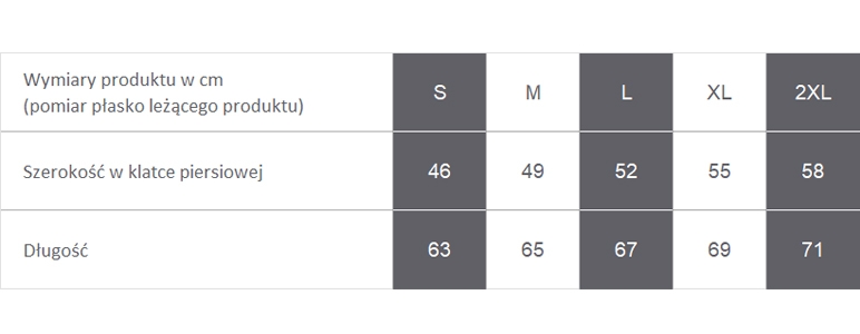 Producent dopuszcza różnice w wymiarach produktu do +/- 3,5%. Producent dopuszcza różnice w wymiarach produktu do +/- 3,5%.