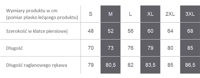 Producent dopuszcza różnice w wymiarach produktu do +/- 3,5%. Producent dopuszcza różnice w wymiarach produktu do +/- 3,5%.