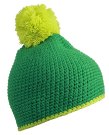 POMPON HAT WITH CONTRAST STRIPE MB7964 10.MB.4.F15