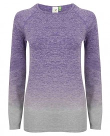LADIES` SEAMLESS FADE OUT LONG SLEEVED TOP TL304 05.TO.1.P19