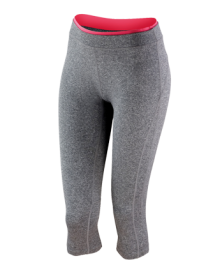 Elastyczne spodnie fitness 3/4 SPIRO® Capri dla pani