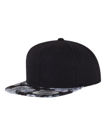 Czapka z płaskim graficznym daszkiem FLEXFIT® Snapback Roses