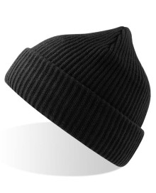 Żebrowana czapka beanie Atlantis® Bill-S z podszewką z polaru