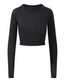 Krótki top z długimi rękawami AWDis COOL® Dynamic Cool™ dla pani