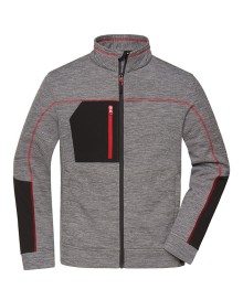 SZARY: SZARY MELANŻ/CZARNY/CZERWONY