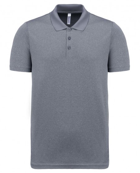 Szybkoschnące polo melanżowe PROACT® dla pana (rozmiary: 2XL, 3XL, 4XL)