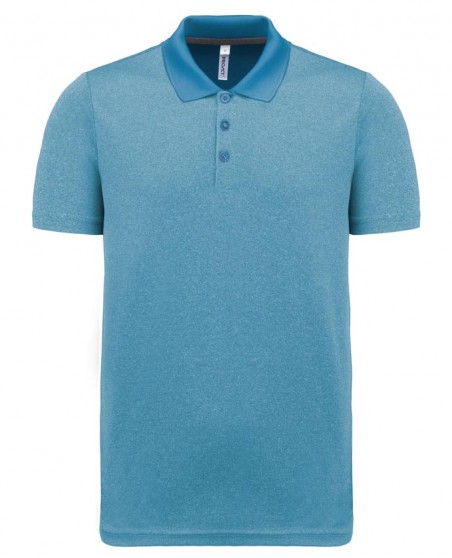 Szybkoschnące polo melanżowe PROACT® dla pana (rozmiary: 2XL, 3XL, 4XL)