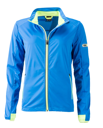 Ultralekki trójwarstwowy sportowy softshell JN® dla pani