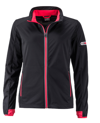 Ultralekki trójwarstwowy sportowy softshell JN® dla pani