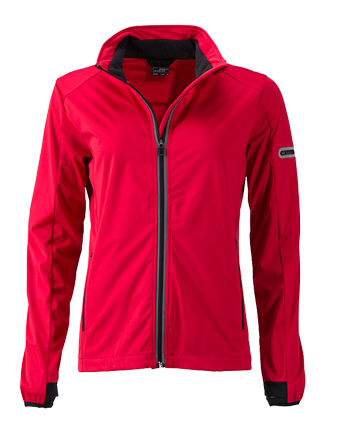 Ultralekki trójwarstwowy sportowy softshell JN® dla pani