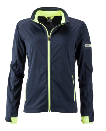 Ultralekki trójwarstwowy sportowy softshell JN® dla pani