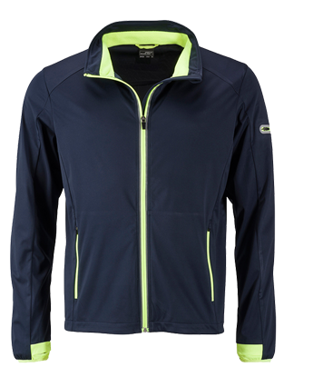 Ultralekki trójwarstwowy sportowy softshell JN® dla pana