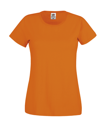 T-shirt bawełniany FRUIT OF THE LOOM® Original dla pani