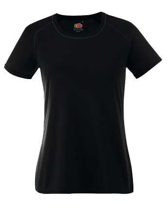 Szybkoschnący T-shirt FRUIT OF THE LOOM® dla pani