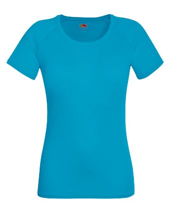 Szybkoschnący T-shirt FRUIT OF THE LOOM® dla pani