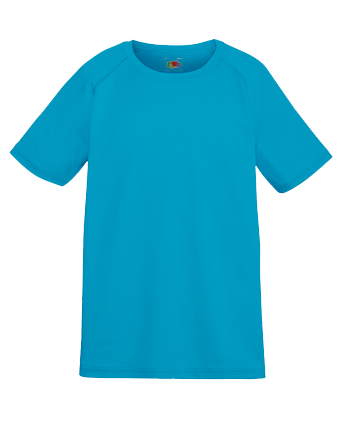 Szybkoschnący T-shirt FRUIT OF THE LOOM® dla dziecka