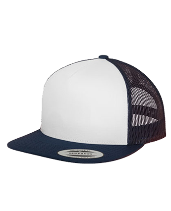 Kontrastowa czapka z siatką FLEXFIT® Trucker Snapback