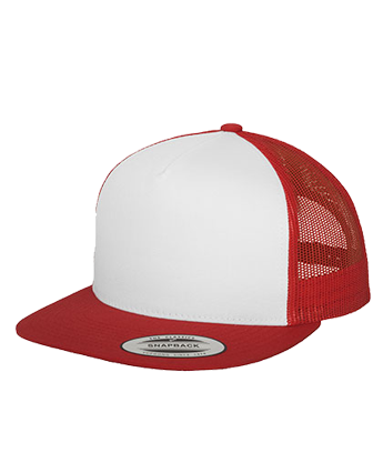 Kontrastowa czapka z siatką FLEXFIT® Trucker Snapback