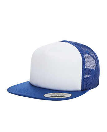 Czapka z siatką z białym frontem FLEXFIT® Snapback Foam