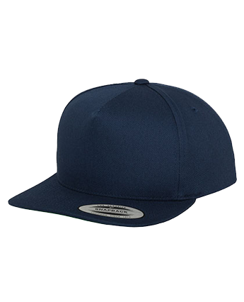 Klasyczna czapka z płaskim daszkiem FLEXFIT® Snapback 5 paneli