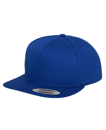 Klasyczna czapka z płaskim daszkiem FLEXFIT® Snapback 5 paneli