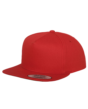 Klasyczna czapka z płaskim daszkiem FLEXFIT® Snapback 5 paneli